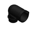 Conduit Fitting, Angled, Black, M25 x 1.5, Conduit Width - 23